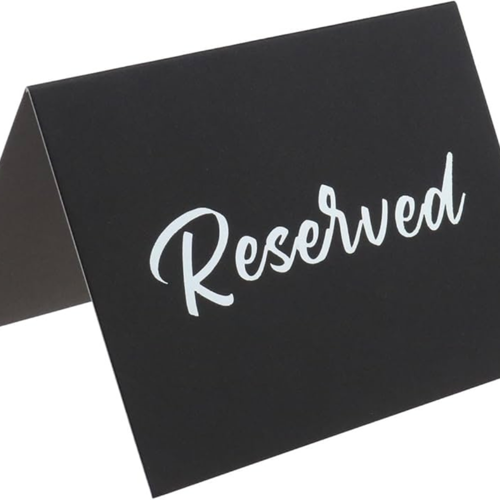 Double-Sided Tent Cards