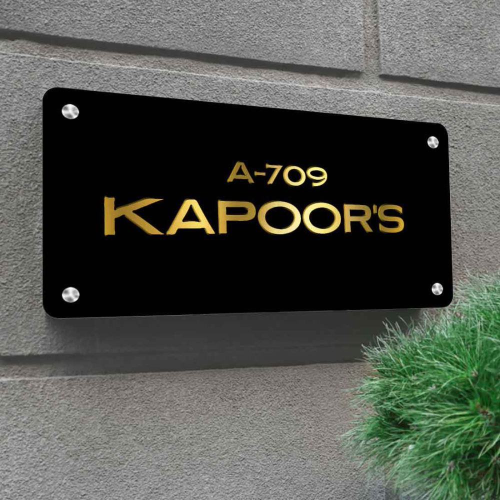 Acrylic & Steel Name Plates